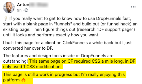 Thrilled he doesn't need mile long css code.